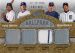 2009 Upper Deck Ballpark Collection Quad Swatch #207 M. Ramirez/C. Billingsley/J. Mauer/J. Verlander Jersey Baseball Card