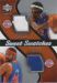 2007-08 Sweet Shot Sweet Swatches #SW-HW R. Hamilton/R. Wallace Dual Jersey Basketball Card