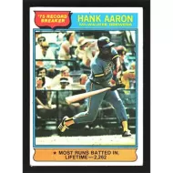 1976 Topps #1 Hank Aaron