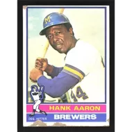 1976 Topps #550 Hank Aaron