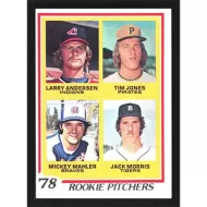 1978 Topps #703 L. Andersen/T. Jones/M .Mahler/J. Morris Rookie Pitchers