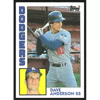 1984 Topps #376 Dave Anderson