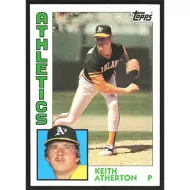 1984 Topps #529 Keith Atherton