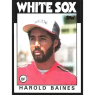 1986 Topps #755 Harold Baines