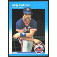 1987 Fleer #3 Wally Backman