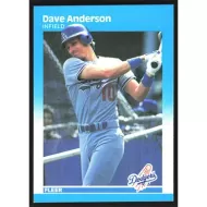 1987 Fleer #436 Dave Anderson