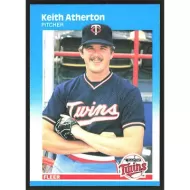 1987 Fleer #534 Keith Atherton
