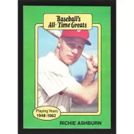 1987 Hygrade All-Time Greats #NNO Richie Ashburn