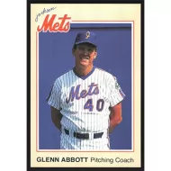 1987 Jackson Mets Feder #20 Glenn Abbott