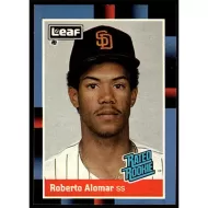 1988 Leaf #34 Roberto Alomar Rated Rookie