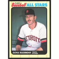 1989 Fleer Baseball All-Stars #1 Doyle Alexander