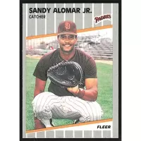 1989 Fleer #300 Sandy Alomar Jr.