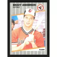 1989 Fleer #606 Brady Anderson