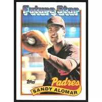 1989 Topps #648 Sandy Alomar Jr. Future Star