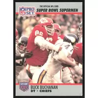 1990 Pro Set Super Bowl 160 #10 Buck Buchanan