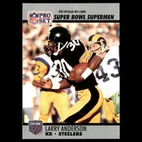 1990 Pro Set Super Bowl 160 #125 Larry Anderson