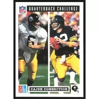 1991 Domino's Quarterbacks #48 B. Brister/T. Bradshaw Cajun Connection