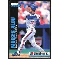 1992 Jimmy Dean Rookie Stars #9 Moises Alou