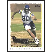 1995 Topps #228 Derrick Alexander Draft Pick