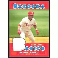 2006 Bazooka Basics Relics #BBA-BA Bobby Abreu Jersey