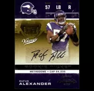 2007 Playoff Contenders #215 Rufus Alexander Autographed