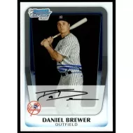 2011 Bowman Chrome Prospects #BCP157 Daniel Brewer Autographed
