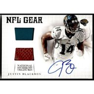2012 Panini National Treasures NFL Gear Combos Signatures #12 Justin Blackmon