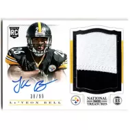 2013 Panini National Treasures #221 Le'Veon Bell Rookie Patch Autograph