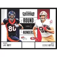 2017 Panini Contenders Round Numbers #RN-20 J. Butt/G. Kittle