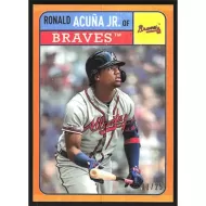 2018 Topps Brooklyn Collection Orange #4 Ronald Acuna Jr.