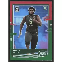 2020 Donruss Optic Preview Red and Green #P-270 Mekhi Becton