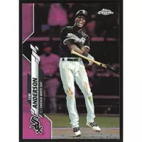 2020 Topps Chrome Pink Refractors #90 Tim Anderson