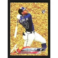 2021 Chattanooga ACEO Solid Gold Custom #698 Ronald Acuna Jr.