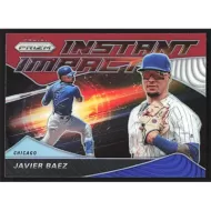2021 Panini Prizm Instant Impact Red White and Blue #II-3 Javier Baez