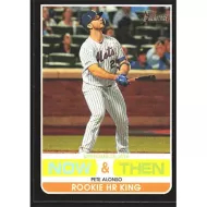 2021 Topps Heritage High Number Now and Then #NT-1 Pete Alonso