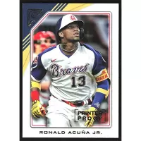 2022 Topps Gallery Printer Proof #147 Ronald Acuna Jr.