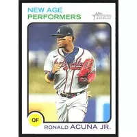 2022 Topps Heritage New Age Performers #NAP-9 Ronald Acuna Jr.