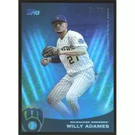 2022 Topps x Steve Aoki's Baseball Party Blue Glitter Blast #71 Willy Adames