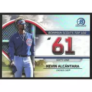2023 Bowman Chrome Scouts Top 100 #BTP-61 Kevin Alcantara