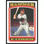 2023 Topps Heritage The Hammer #TH-5 Hank Aaron