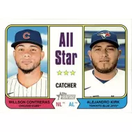 2023 Topps Heritage #331 W. Contreras/A. Kirk All-Stars