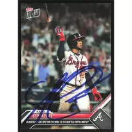 2023 Topps Now #409 Ozzie Albies Autographed