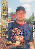 2001 Royal Rookies Futures Autographs #40 Ryan Carter Autographed