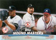 2001 Topps Combos #TC14 R. Clemens/C. Young/G. Maddux Mound Masters