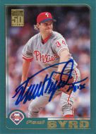 2001 Topps #656 Paul Byrd Autographed