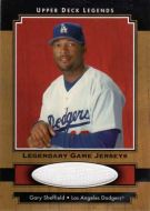 2001 Upper Deck Legends Legendary Game Jersey #J-GS Gary Sheffield Jersey Relic 