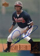 2001 Upper Deck #272 Wilson Betemit Star Rookie Autographed 