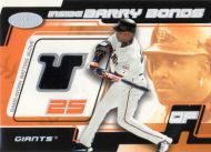 2002 Hot Prospects Inside Barry Bonds Memorabilia #7 Batting Glove Relic 