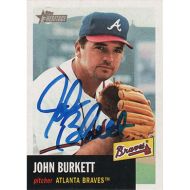 2002 Topps Heritage #98 John Burkett Autographed