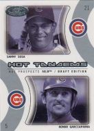2004 Hot Prospects Draft Edition Hot Tandems #14 S. Sosa/N. Garciaparra 